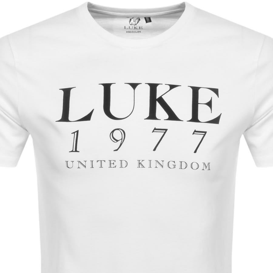Alternative Image for ProductLuke 1977 Short Sleeve Identitee T Shirt White2